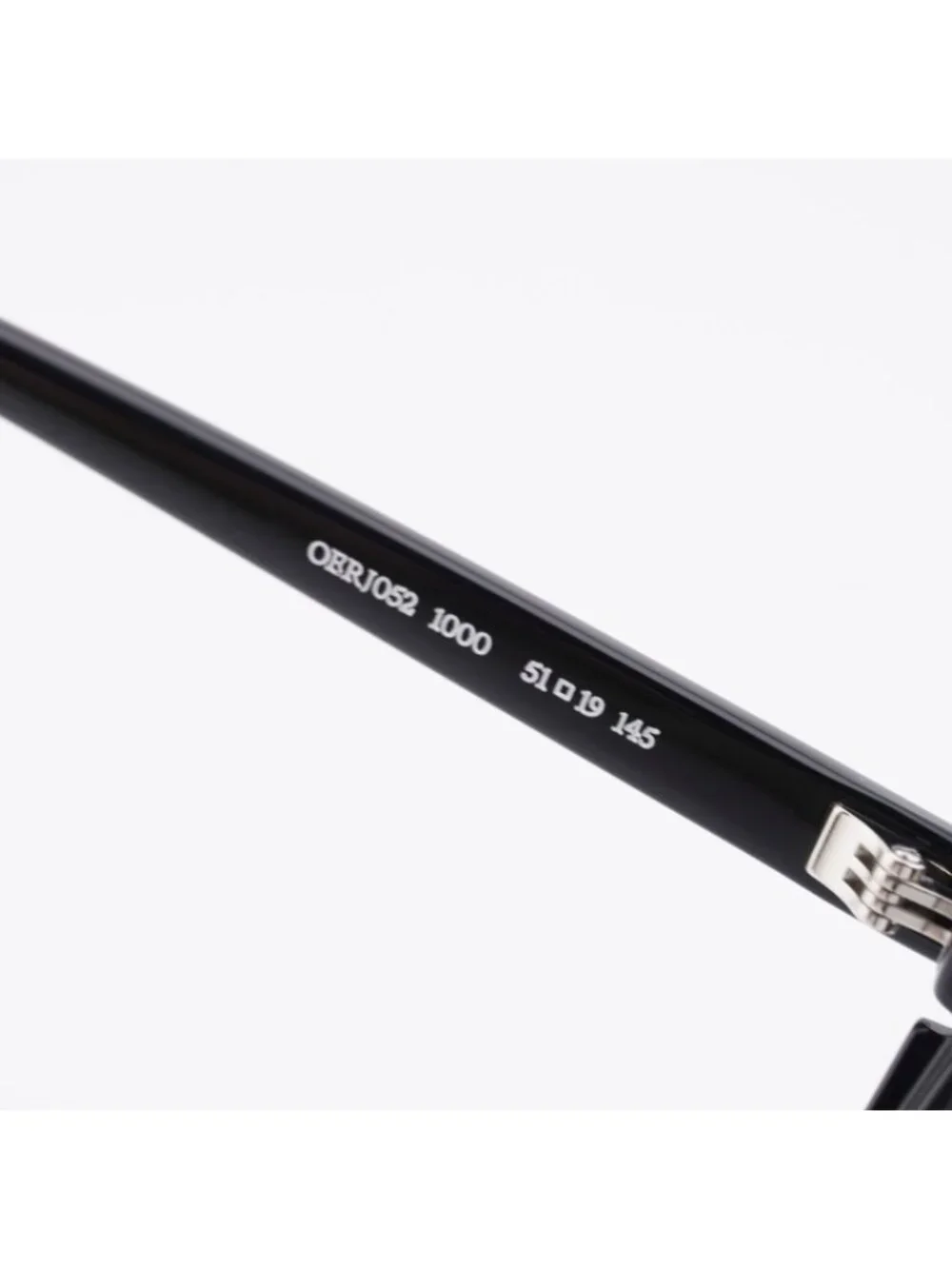 Off-White OERJ052 STYLE 52 1000 Eyeglasses Black 51mm Square Frame